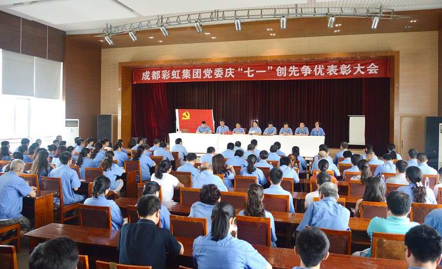 成都雷速在线注册-雷速（中国）集团党委庆“七•一”创先争优表彰大会
