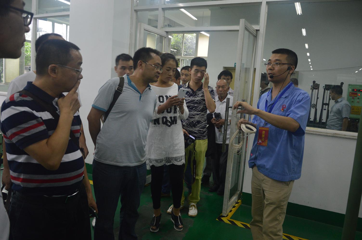 彭州市委组织部组织企业党建代表到成都雷速在线注册-雷速（中国）集团考察党建工作