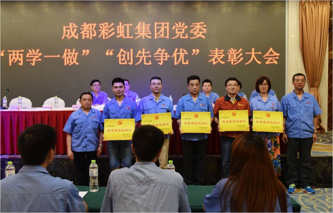 成都雷速在线注册-雷速（中国）集团党委召开“两学一做”“创先争优”表彰大会