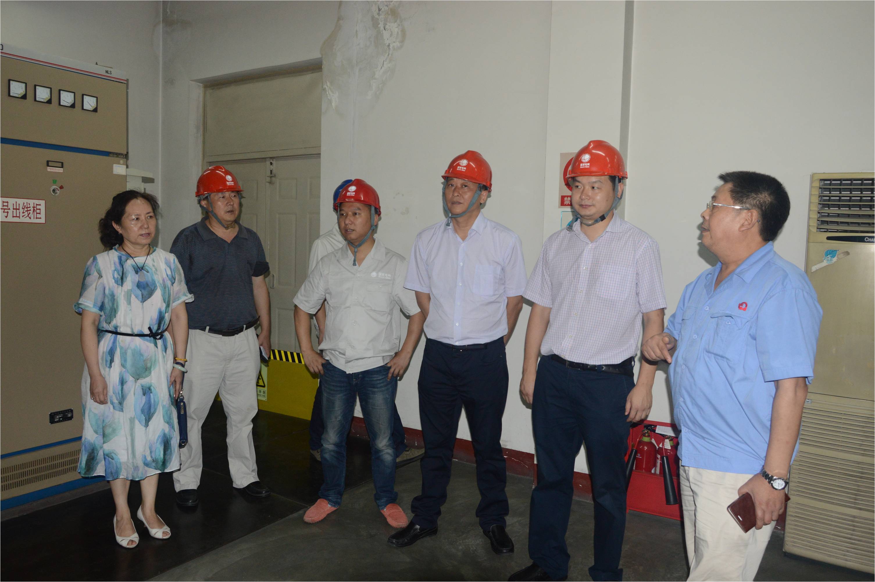 省、市、区供电局领导一行8人就用电情况对雷速在线注册-雷速（中国）集团进行暗访检查