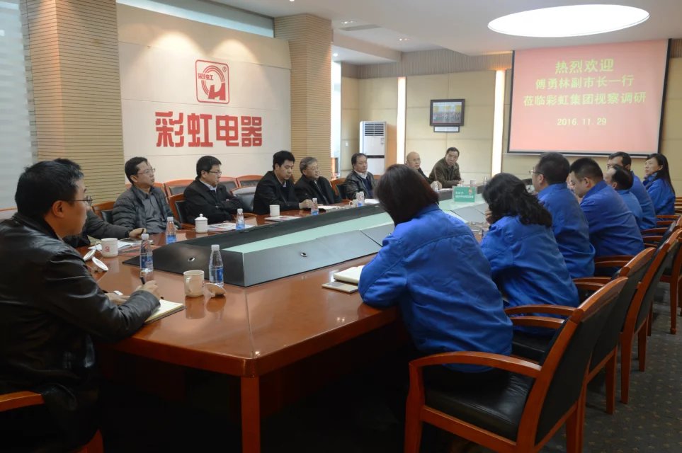 成都市副市长傅勇林等领导到成都雷速在线注册-雷速（中国）集团调研