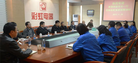 成都市副市长傅勇林等领导到成都雷速在线注册-雷速（中国）集团调研