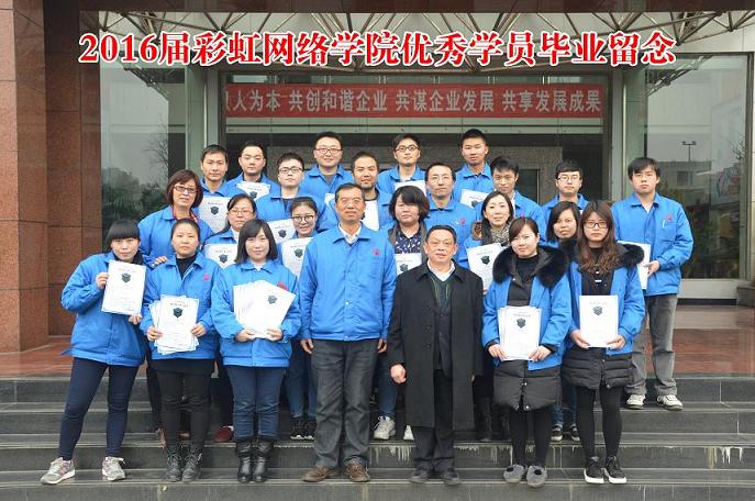 成都雷速在线注册-雷速（中国）集团2016届网络学院优秀学员毕业留念