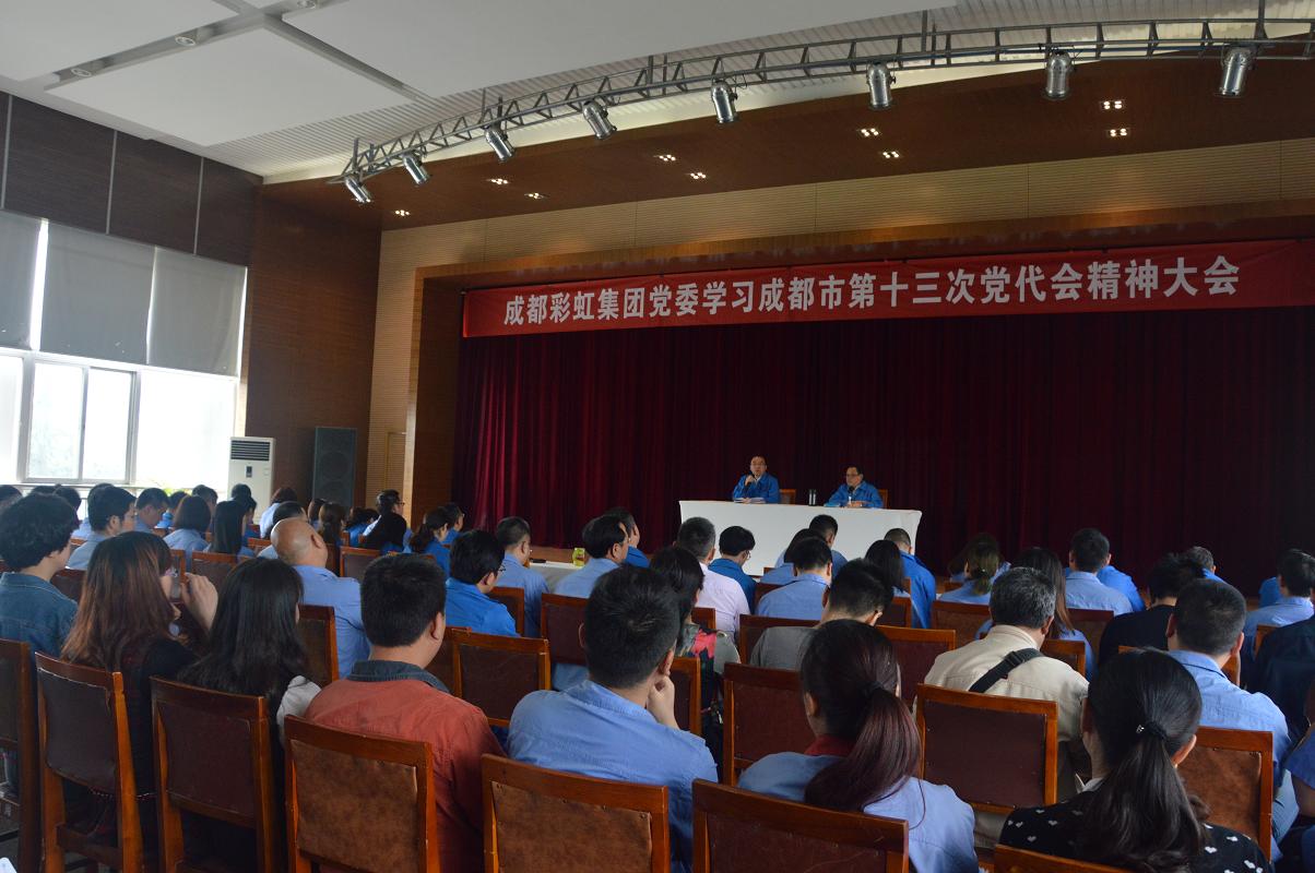 成都雷速在线注册-雷速（中国）集团党委学习贯彻成都市第十三次党代会精神