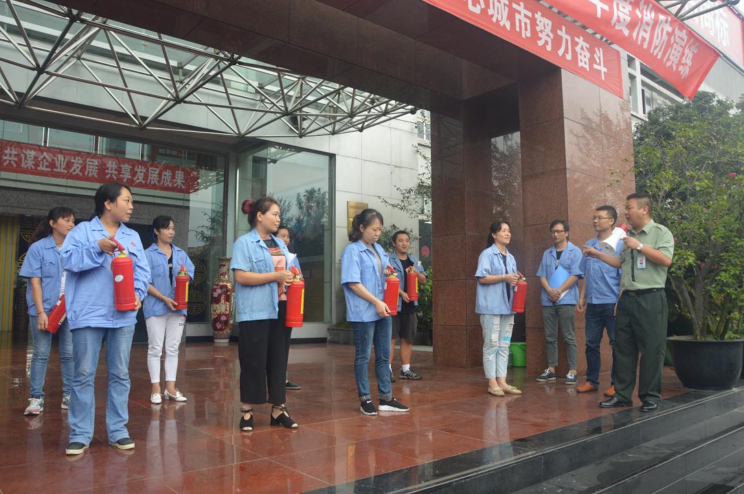成都雷速在线注册-雷速（中国）集团开展2017年度消防演练