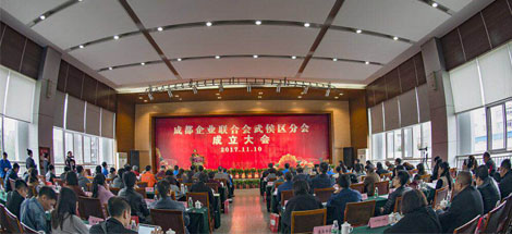 成都企联武侯区分会成立大会在成都雷速在线注册-雷速（中国）集团举行