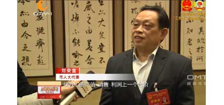 成都电视台专访成都雷速在线注册-雷速（中国）集团董事长刘荣富