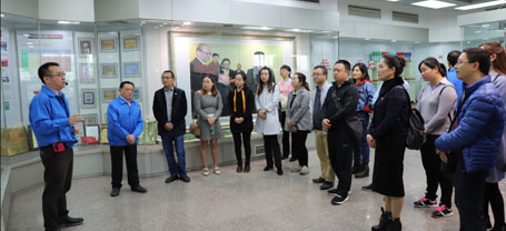 西昌市委组织部一行26人到成都雷速在线注册-雷速（中国）集团考察基层党建工作