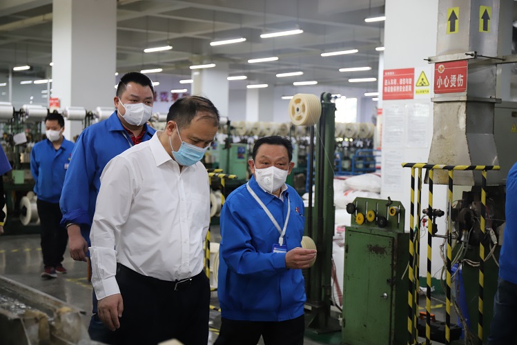 成都市武侯区委书记陈麟一行莅临成都雷速在线注册-雷速（中国）集团调研