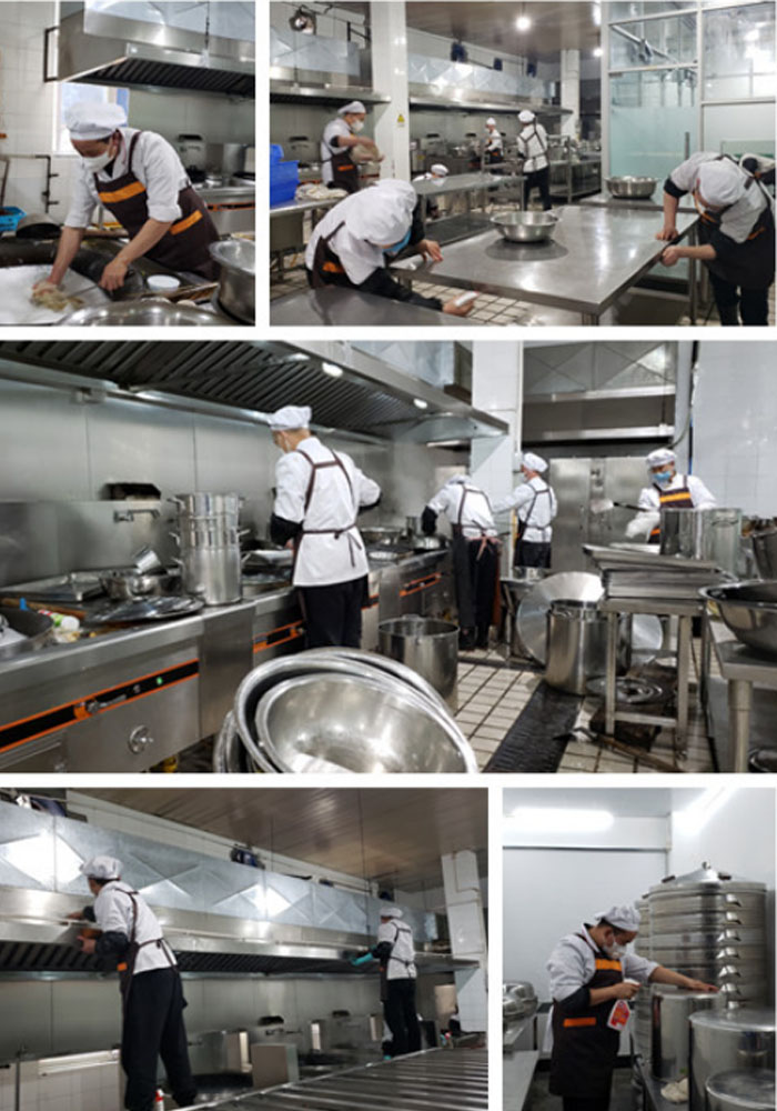 成都雷速在线注册-雷速（中国）集团后勤食堂开展爱国卫生大扫除活动