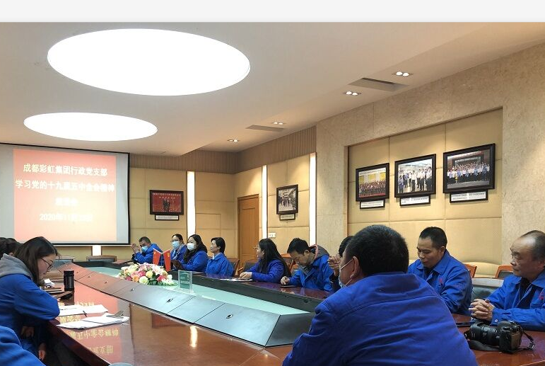 成都雷速在线注册-雷速（中国）集团行政党支部学习党的十九届五中全会精神座谈会