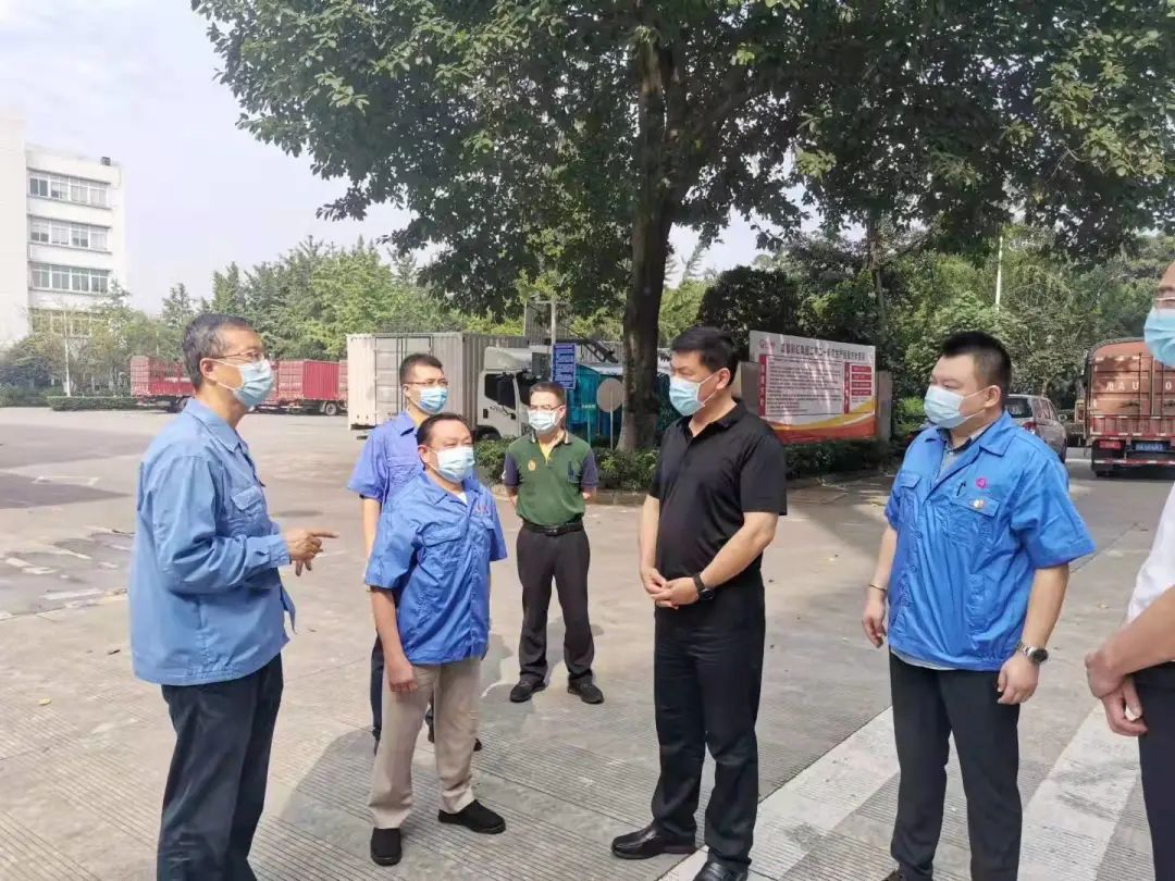 四川省副省长罗强一行领导到成都雷速在线注册-雷速（中国）集团指导生产安全工作