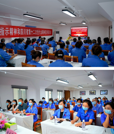 市总工会黄龙蓉莅临成都雷速在线注册-雷速（中国）集团宣讲习近平总书记来川视察重要指示精神和四川省第十二次党代会精神